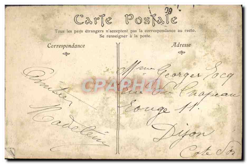 CPA Monte Carlo La Rampe Et Les Hotels — Verso