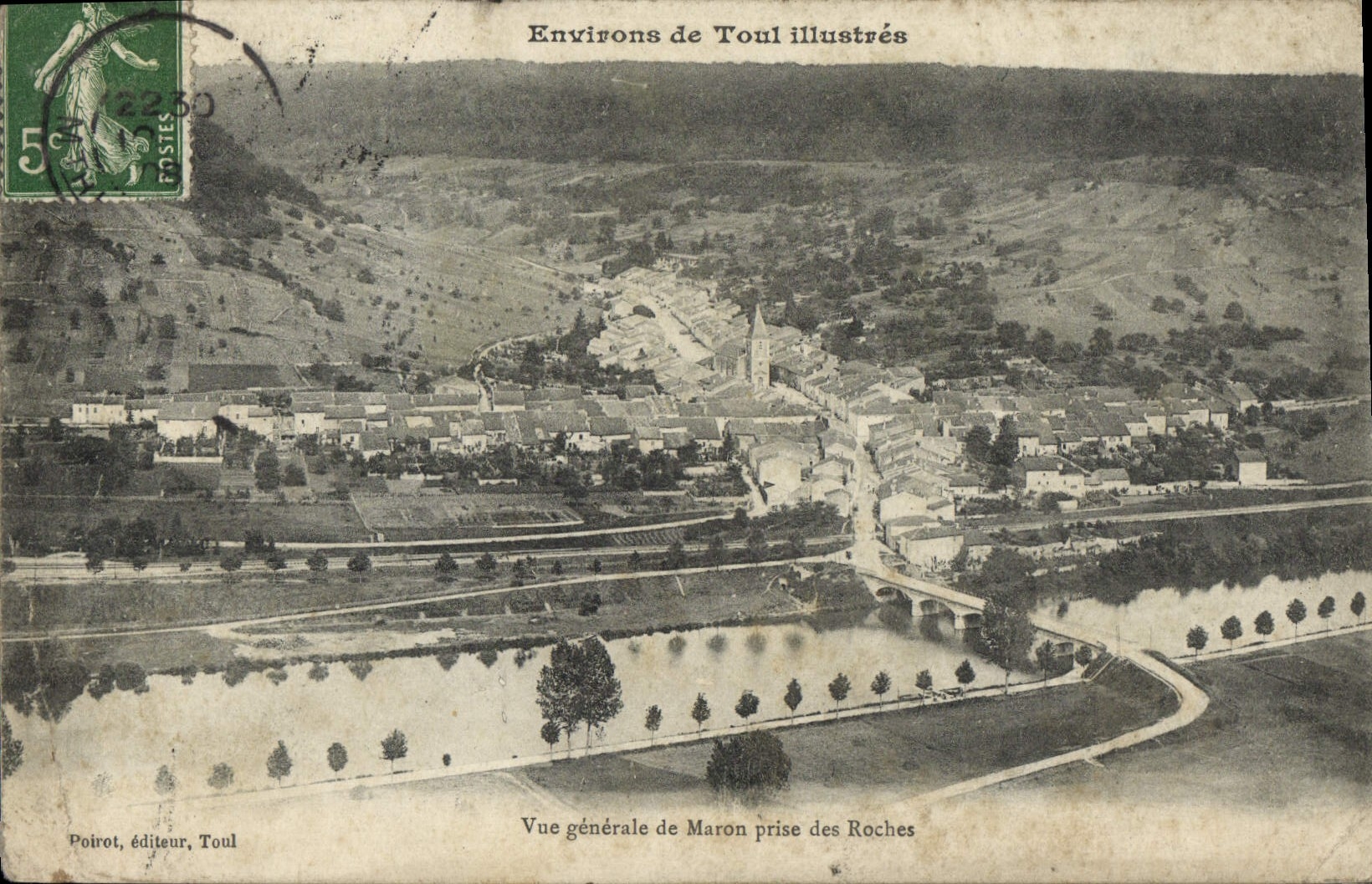 CPA Environs De Toul Illustres Vue Generale De Maron Prise Des Roches Militaria