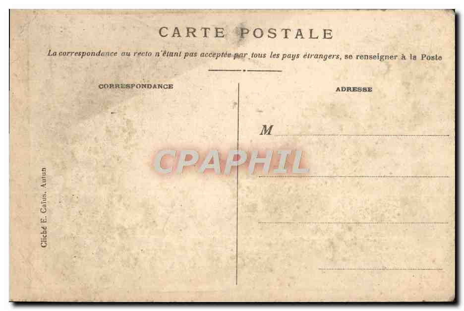 CPA En Morvan Lac Des Settons Vue Generale Des Constructions De l'Etat — Rückseite