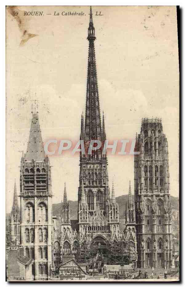 CPA Rouen La Cathedrale