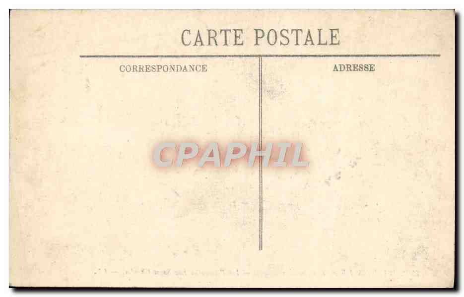 CPA Inondations De Paris Les passerelles Rue Saint Charles — Rückseite