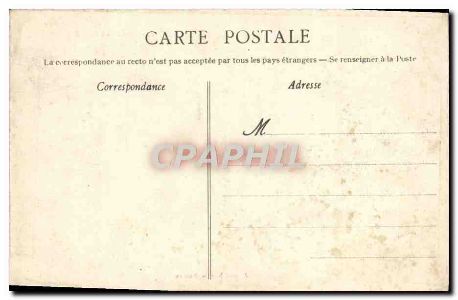 CPA Nantes La Belle — Verso