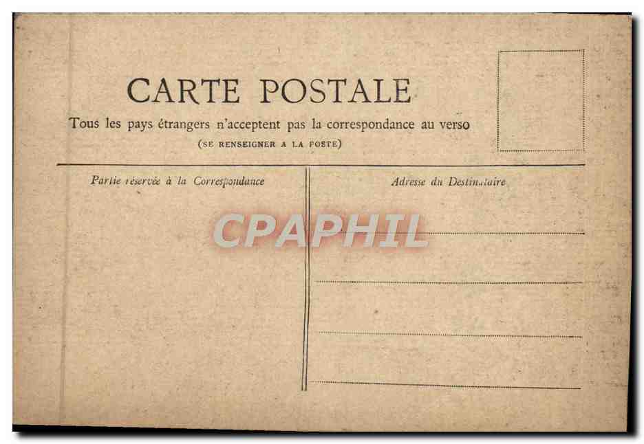 CPA Paris Le Petit Palais — Rückseite