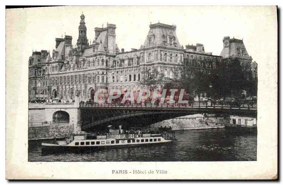 CPA Paris Hotel De Ville