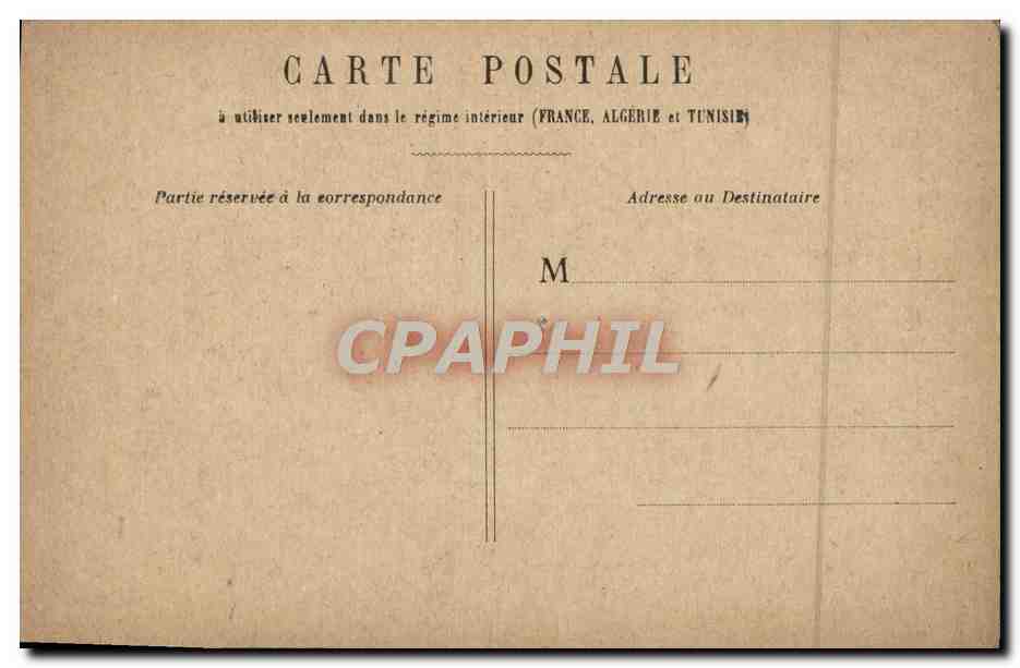 CPA Paris Palais Du Luxembourg — Verso