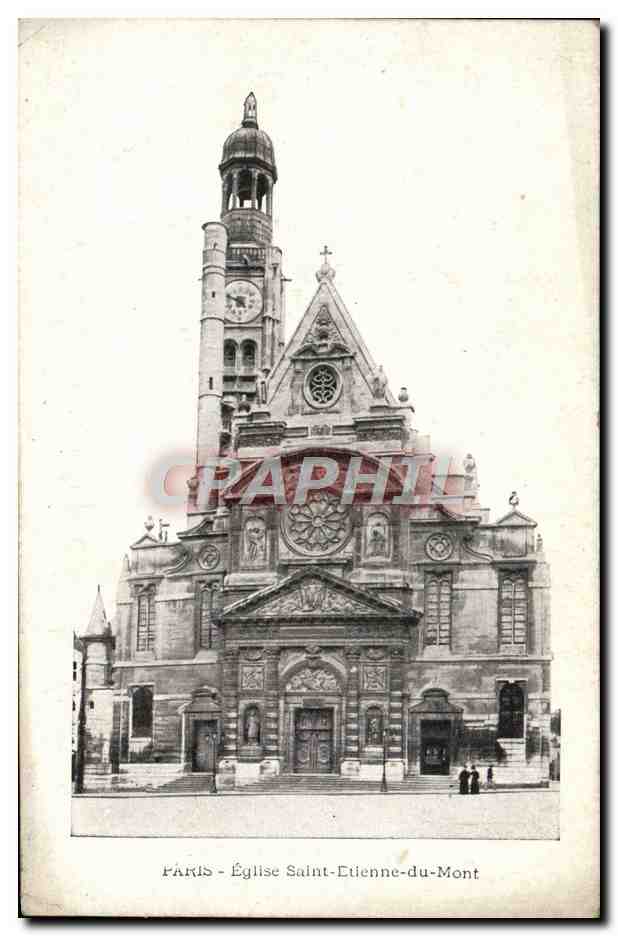 CPA Paris Eglise Saint Etienne Du Mont