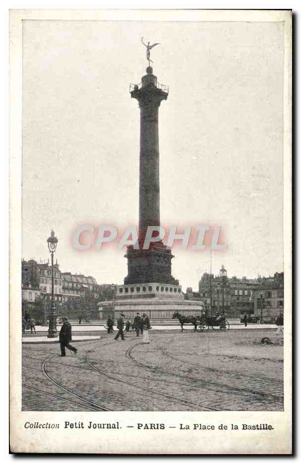 CPA Paris La Place De La Bastille