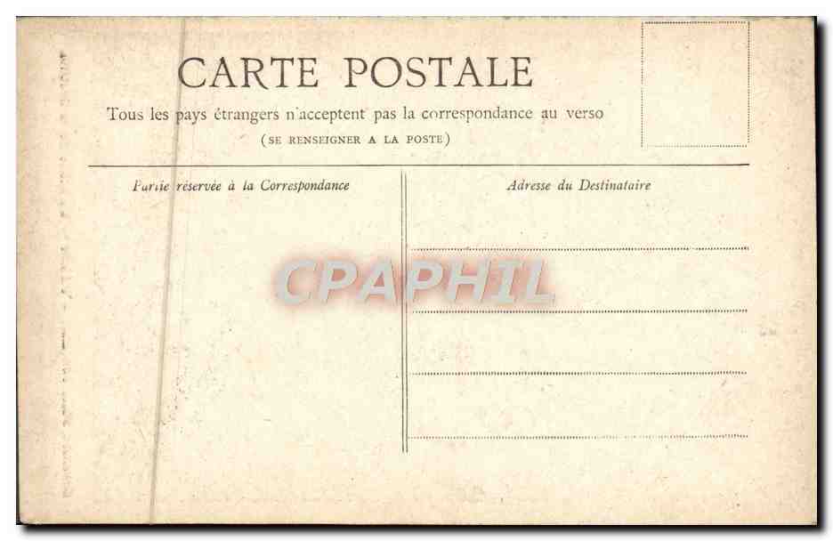 CPA Paris La Place De La Bastille — Verso