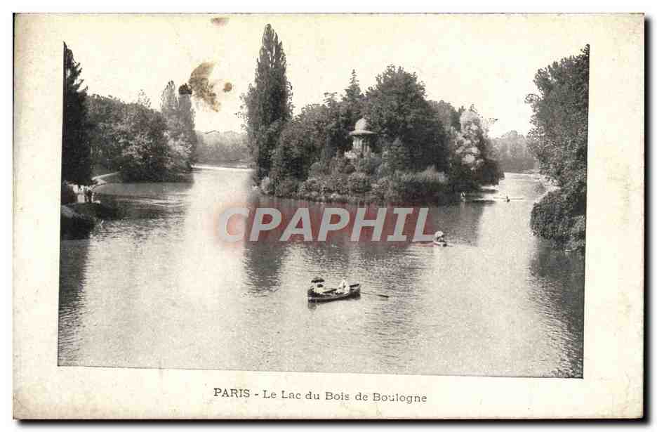 CPA Paris Le Lac Du Bois De Boulogne
