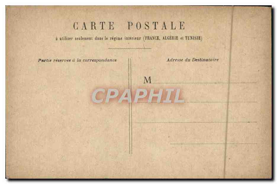 CPA Paris Monument De Victor Hugo — Verso