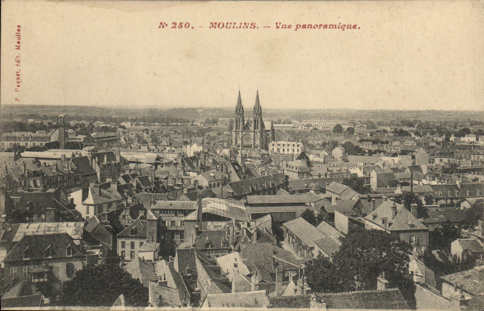 CPA Moulins Vue Panoramique