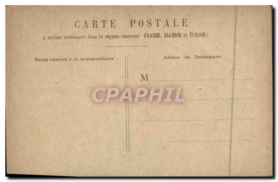 CPA Paris Colonne Vendome — Verso
