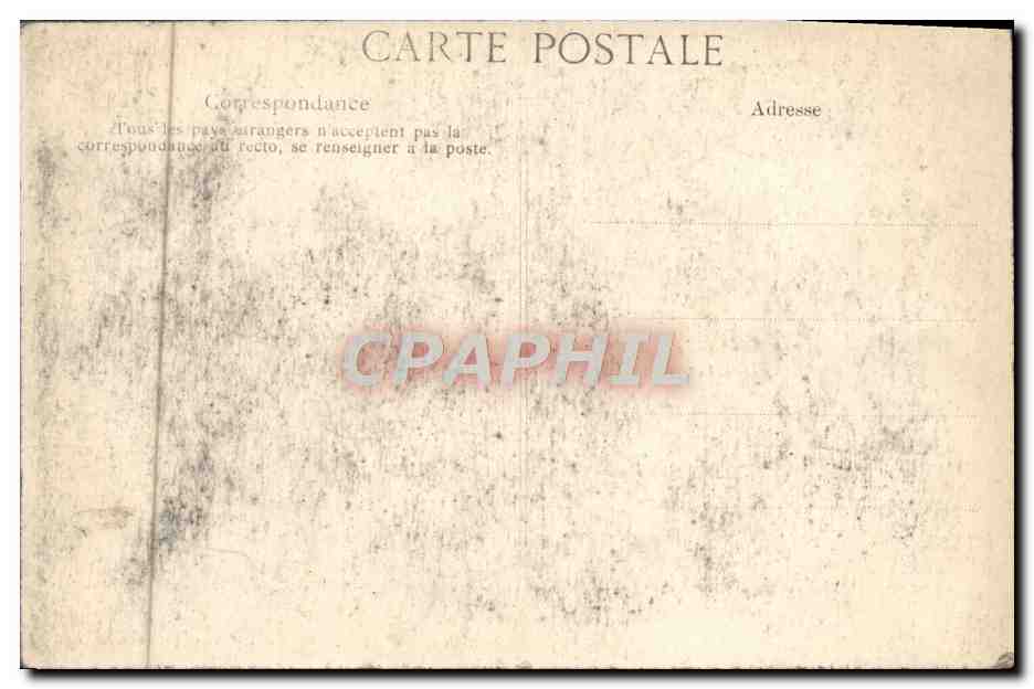 CPA Crue De La Seine Paris Pont De l'Alma 28 janvier 1910 Inondations  — Rückseite
