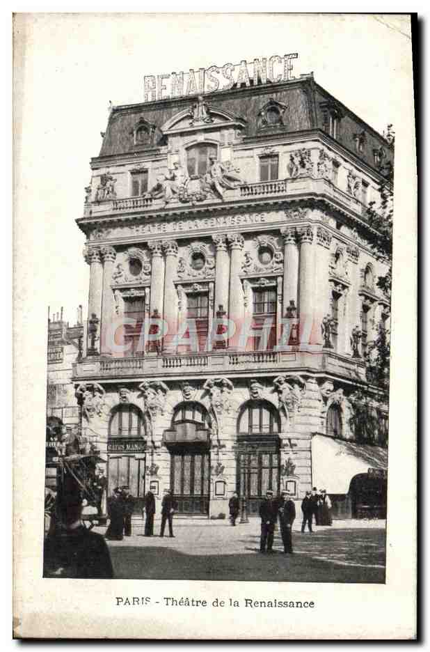 CPA Paris Theatre De La Renaissance