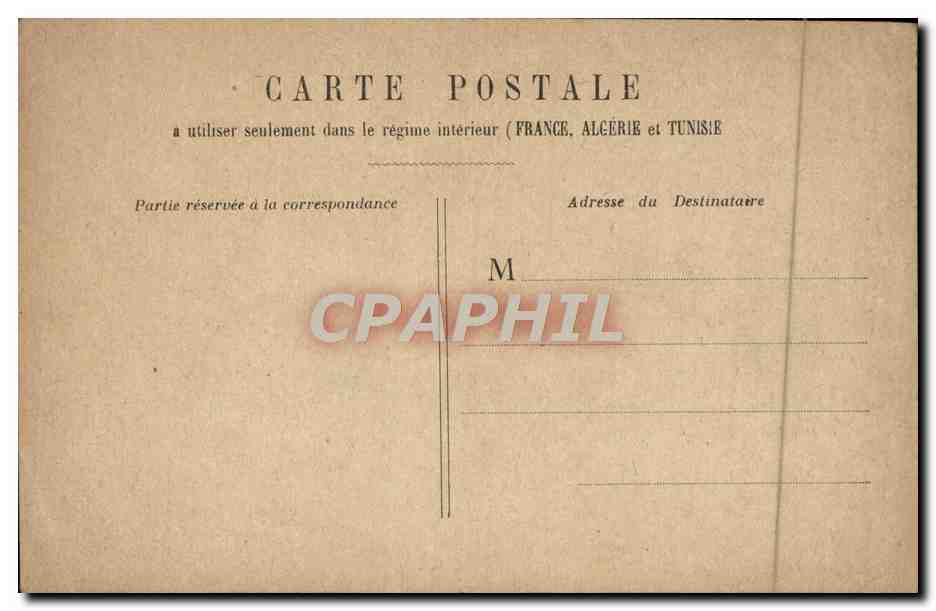 CPA Paris Ministere De La Guerre — Rückseite