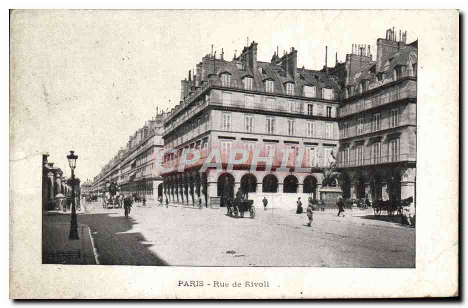 CPA Paris Rue De Rivoli