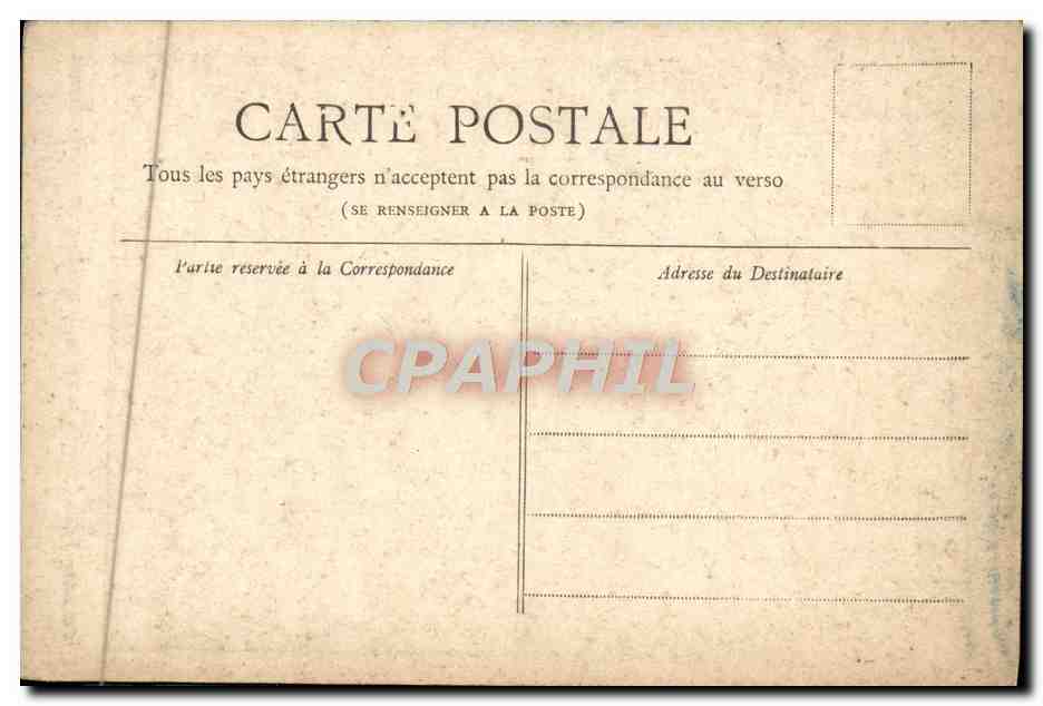 CPA Paris Belvedere Des Buttes Chaumont — Rückseite