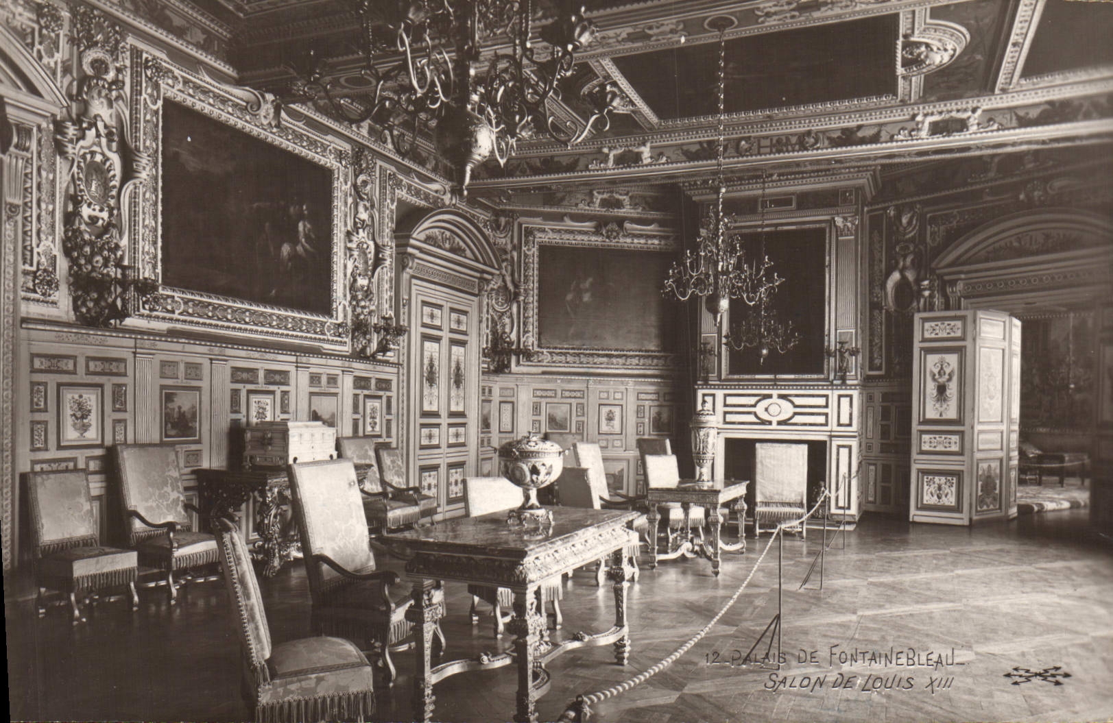 Schloss Fontainebleau — Salon de Louis XIII — Verleger