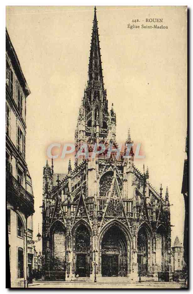 CPA Rouen Eglise Saint Maclou
