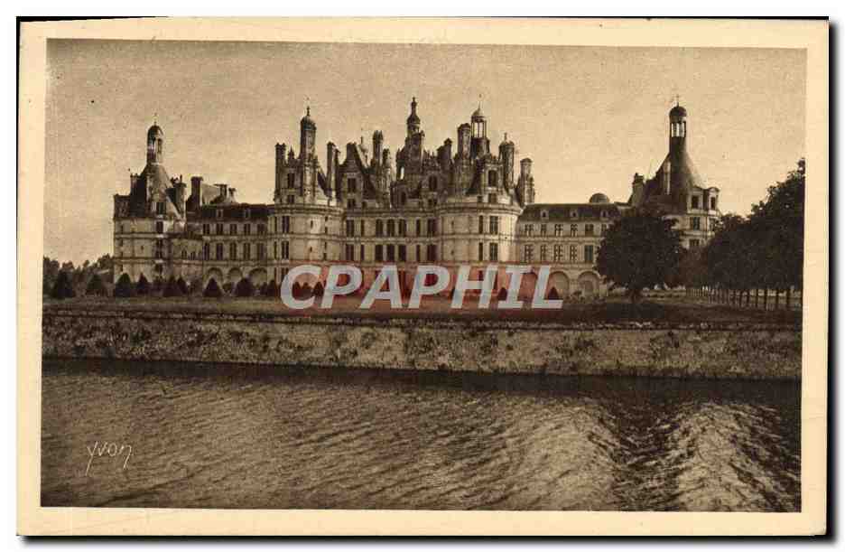 CPA La Douce France Chateaux De La Loire Chateau De Chambord Facade Nord