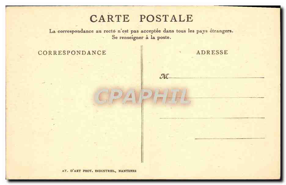 CPA Un Torrent De Parfuns Sort Des Bois Et Des Plaines Leonard — Rückseite