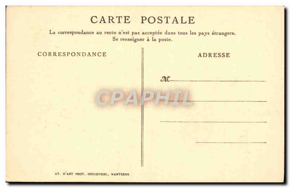 CPA Quand Je Vais Poursuivant Mes Courses Portiques Theophile Gautier — Rückseite