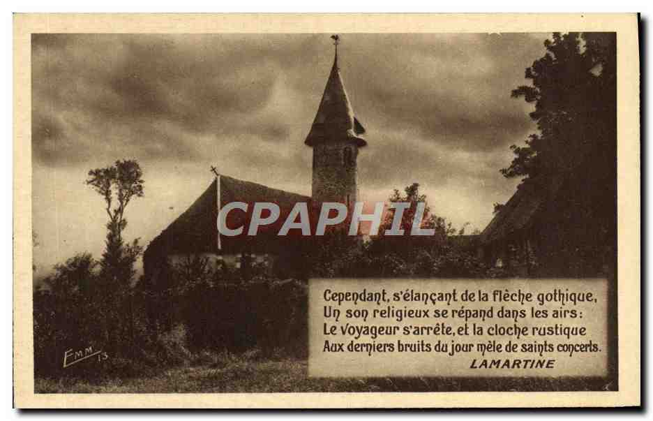 CPA Cependant S'Elancant De LA Fleche Gothique Un Son Lamartine