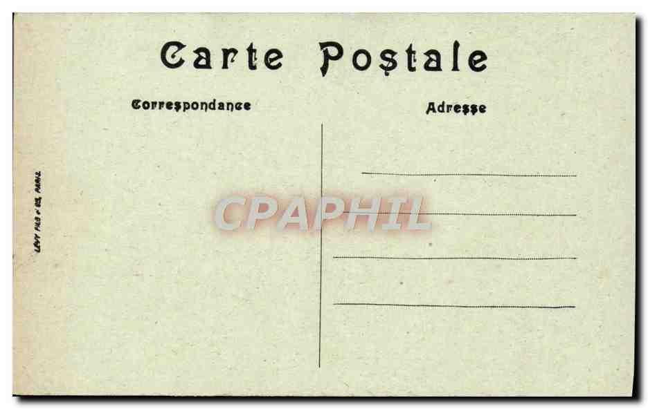 CPA Blois L'Hotel Bellot Le Puits — Rückseite
