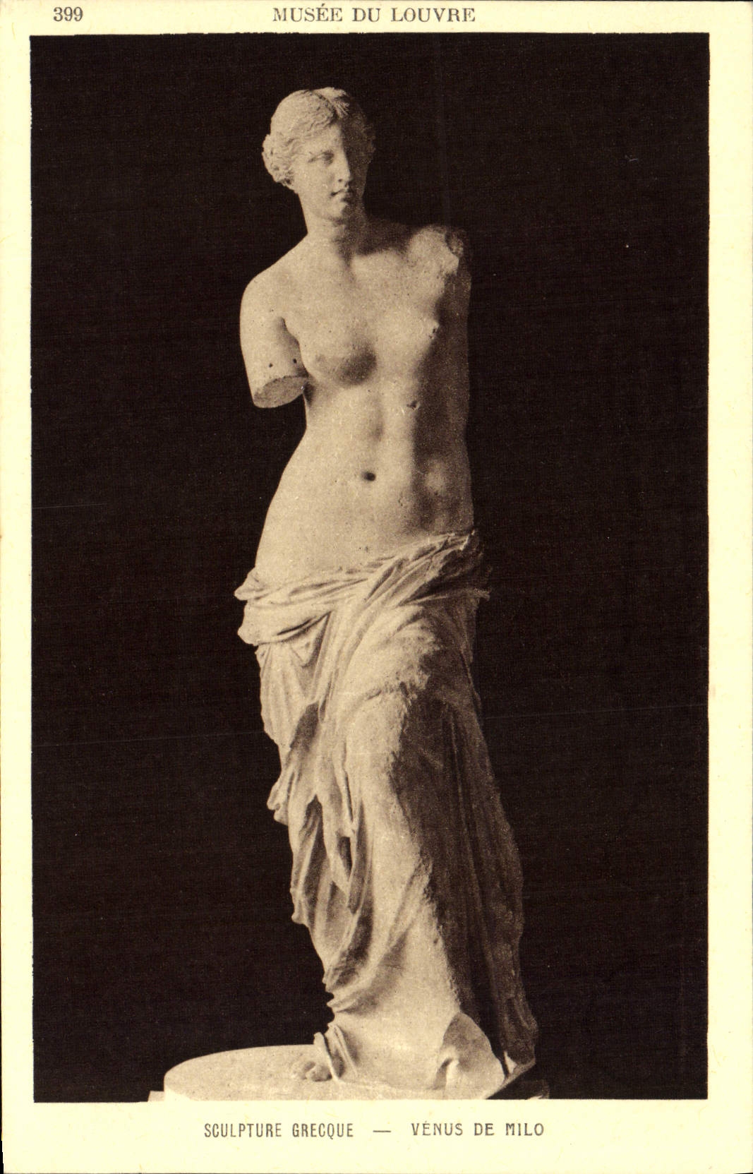 CPA Musee Du Louvre Sculpture Grecque Venus De Milo