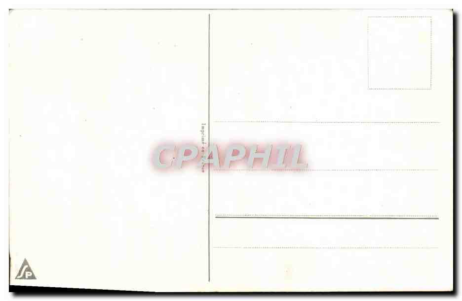 CPA Fantaisie Fleurs — Verso