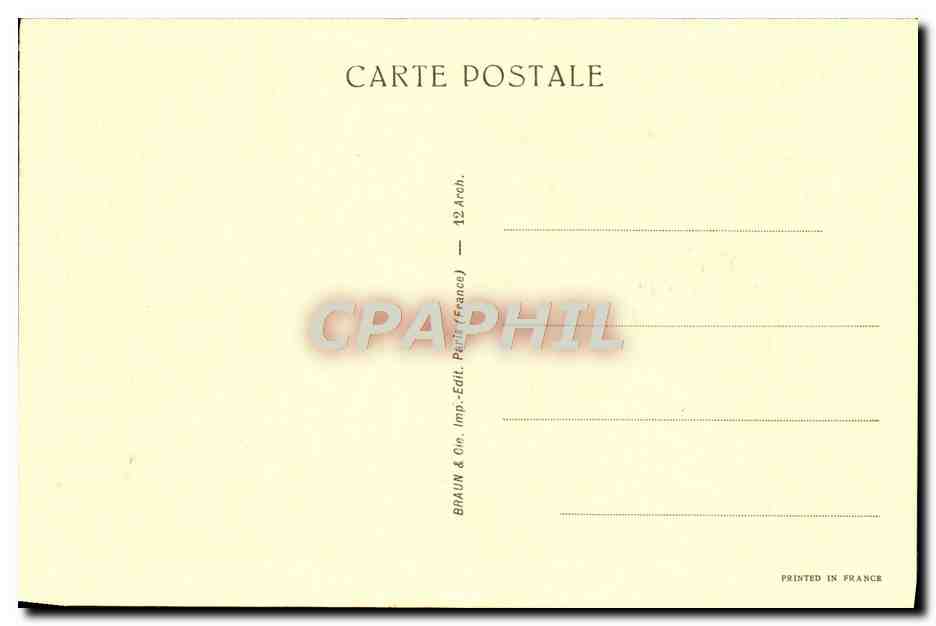 Égypte — Temple de Ramsès et les deux colosses — Braun & Cie, Paris — Verso