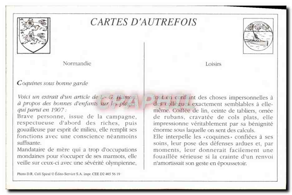 REPRO Luc Sur Mer Promenade — Verso