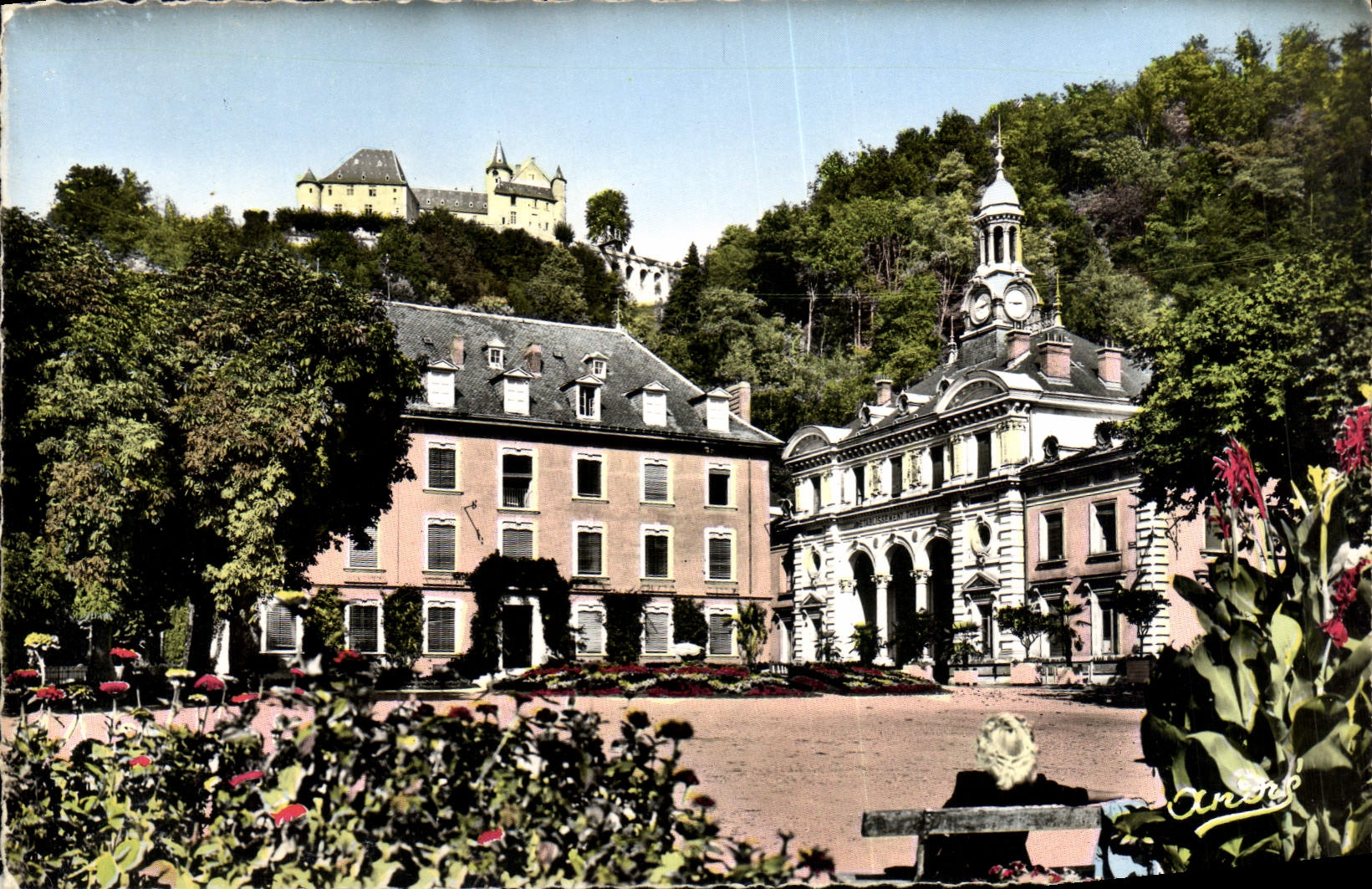 Auriège-les-Bains — Hôtel Bellevue et château — Éditions Art Grenoble