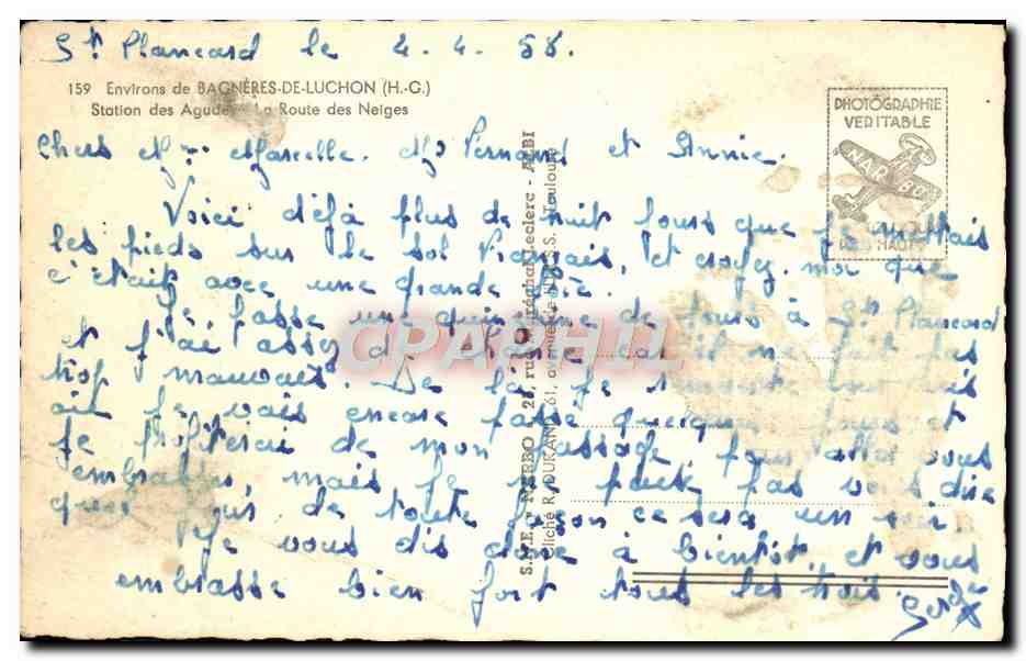 Route des Neiges — Saint-Plancard — Photographie véritabie - AEBI — Reverso