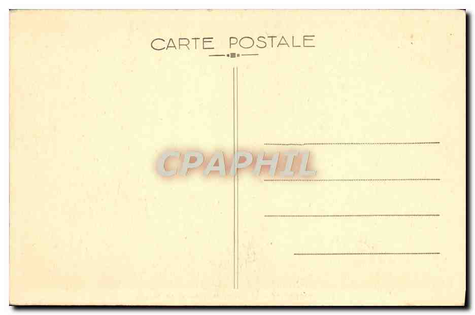 CPA Biarritz Le Rocher De La Vierge Par Tempete — Rückseite