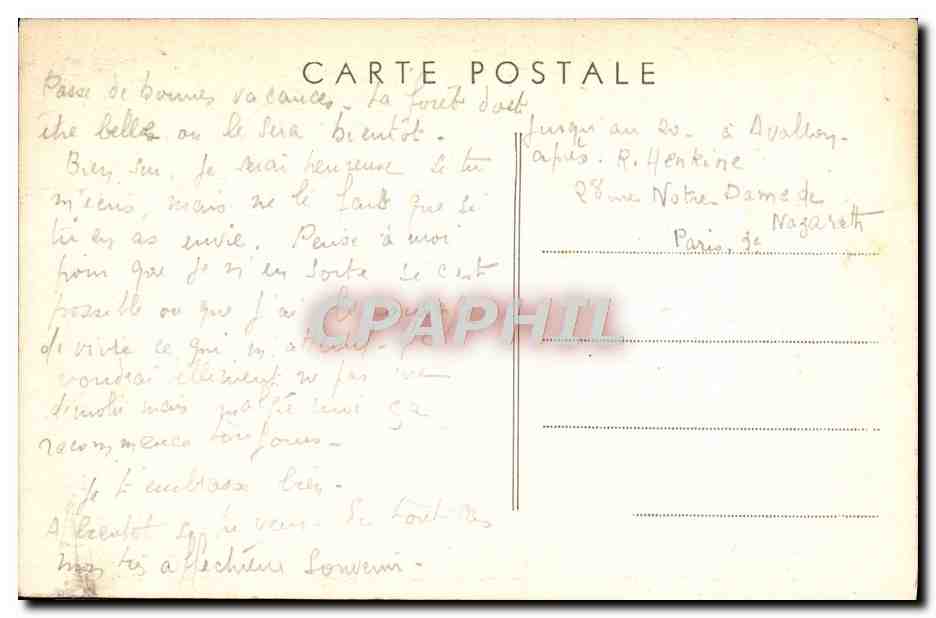 CPA Tonnerre Sepulcre Interieur De l'Ancien Hopital — Rückseite