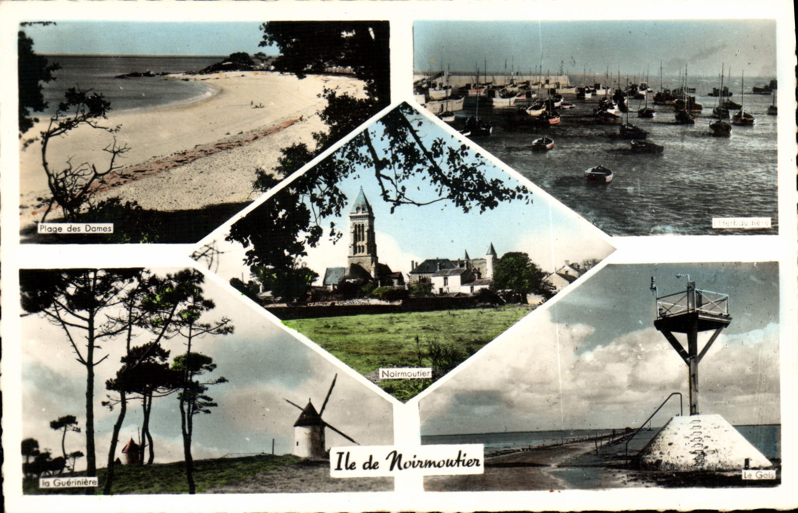 Ile de Noirmoutier — Vue panoramique — Éditions Gil-Gutteny, n°40