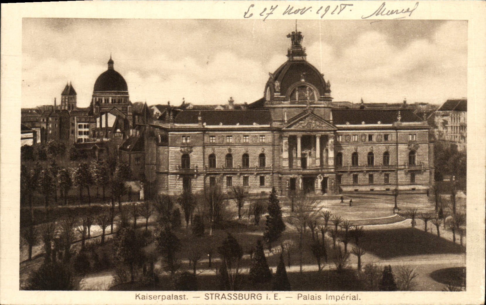 CPA Strasbourg Palais imperial