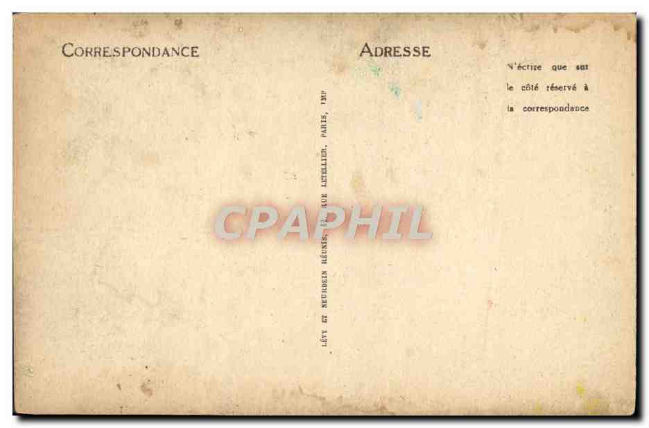 CPA Vichy Entree Du Casino — Verso