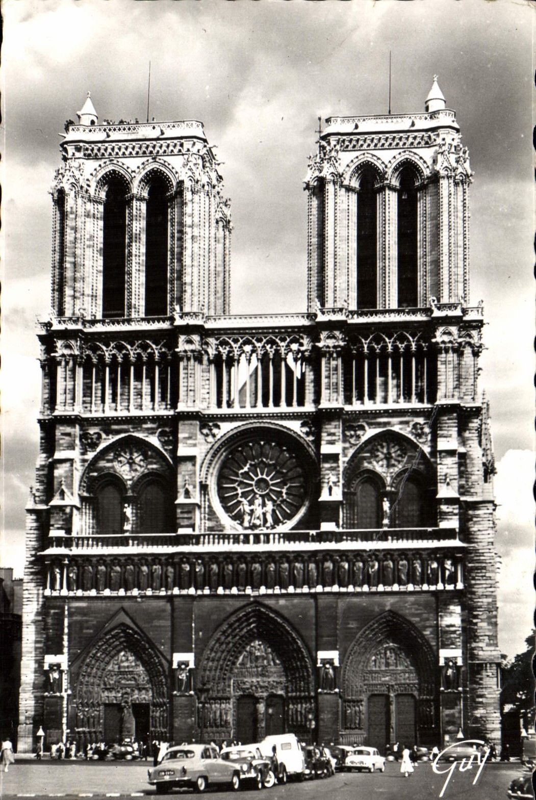 Notre-Dame de Paris — Façade (1163-1260) — André LECONTE, Paris