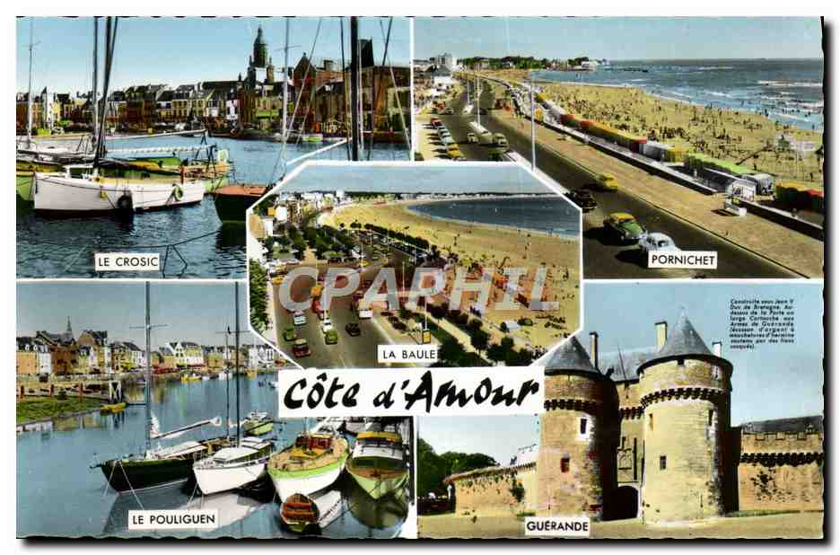 CPM Cote d'amour Le Croisic Pornichet Guerande Le Pouliguen