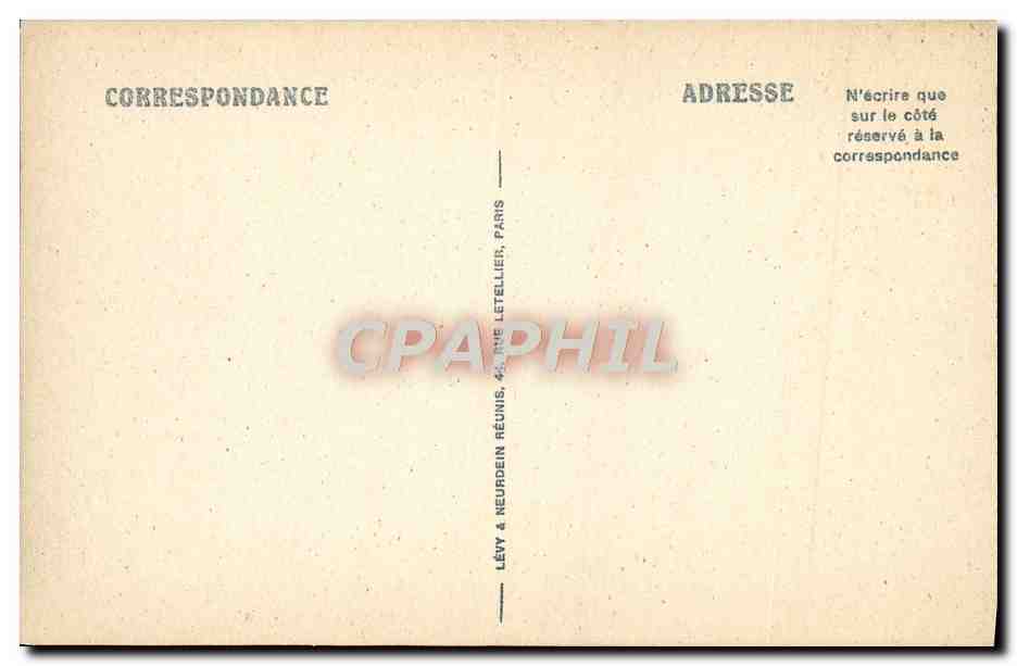 CPA Cathedrale De Chartres  — Verso