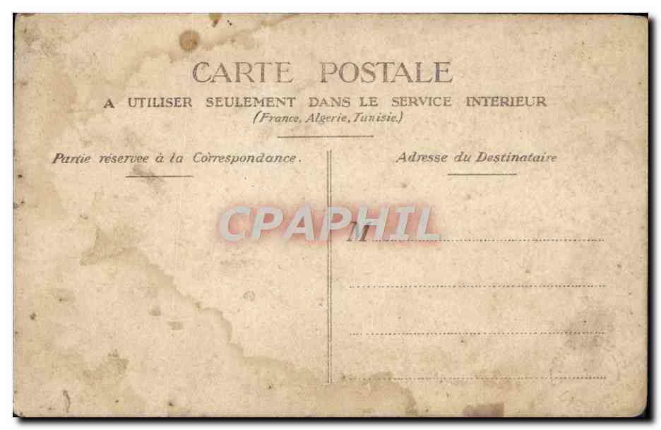 CARTE PHOTO Femmes — Verso