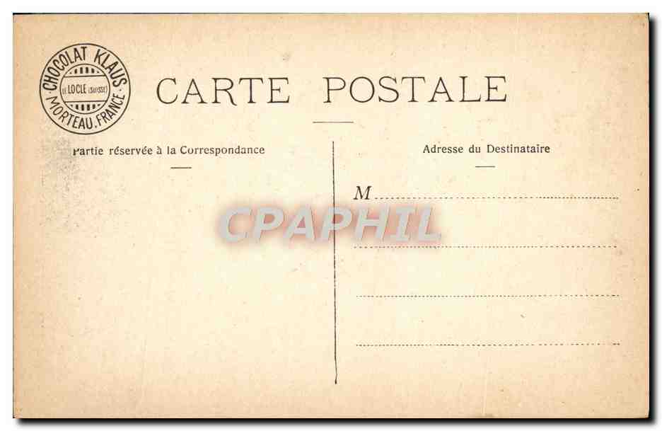 CPA Paris Chocolat Klaus L'Opera  — Rückseite