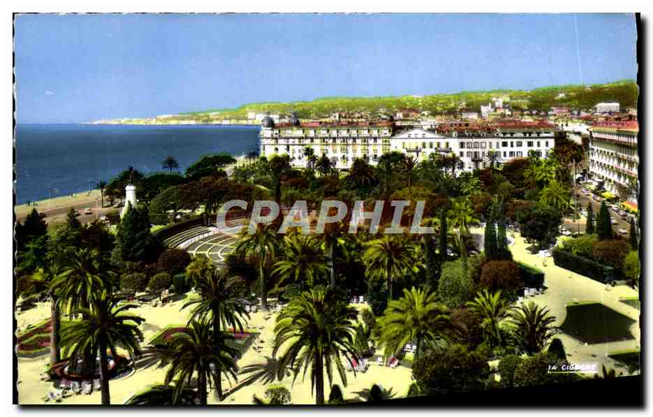 CPM Nice Le jardin Albert 1er et le theatre de verdure