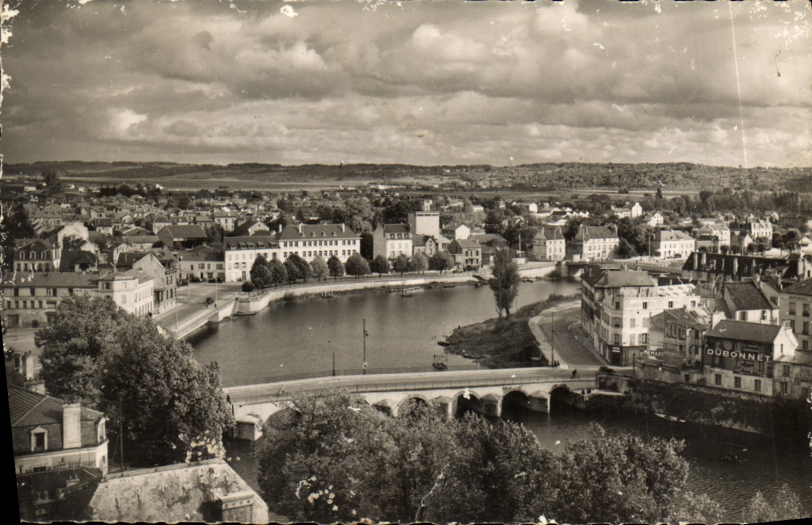 CPM Meaux Le Pont du Marche Sur la Marne