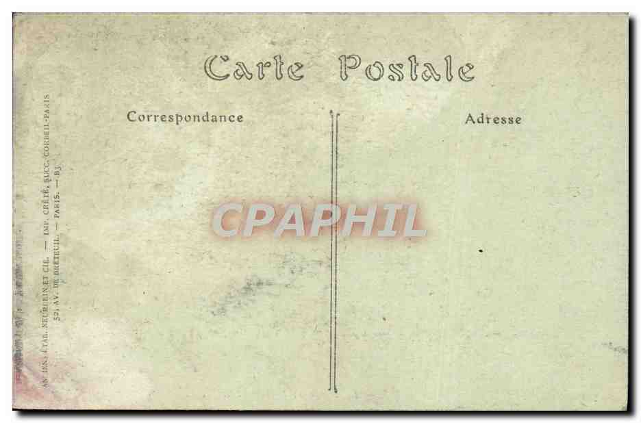 CPA Cabourg La Plage et le Grand Hotel — Rückseite