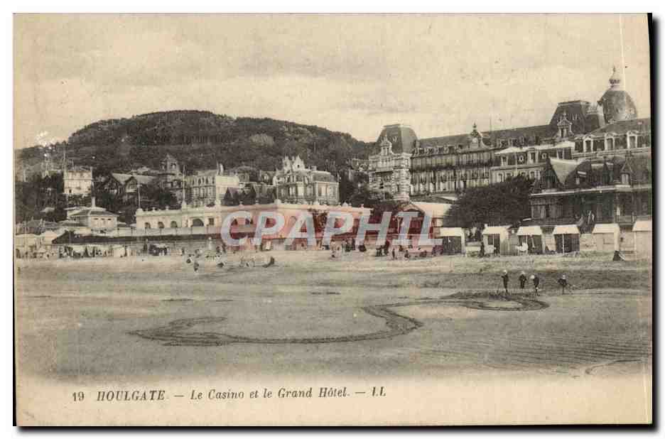 CPA Houlgate Le Casino et le Grand Hotel