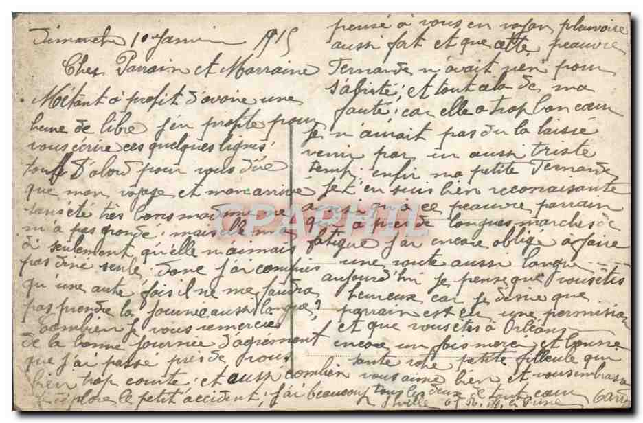CPA Fantaisie Fleurs Santon — Verso