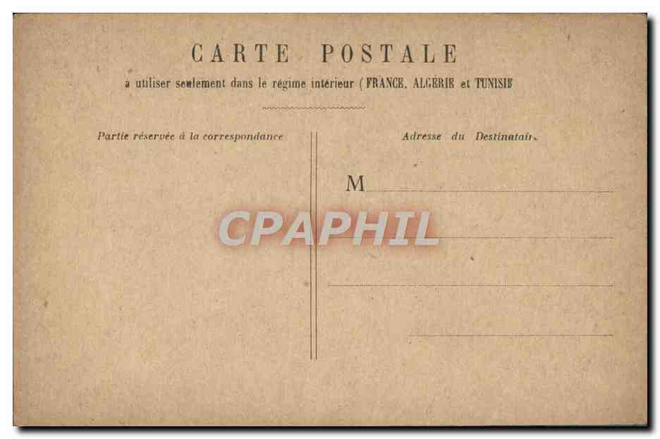 CPA Paris Palais du Trocadero — Verso